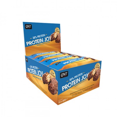 Батончики Protein Joy 60 г, 12 шт, вкус: ванильный крипс