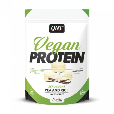 Vegan Protein, 500 г, вкус: ванильный макарун