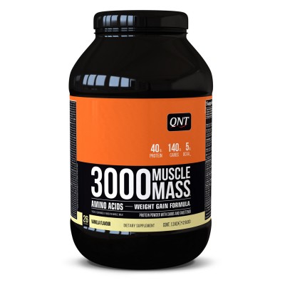 Гейнер QNT 'Muscle Mass 3000' Ваниль 1,3 кг