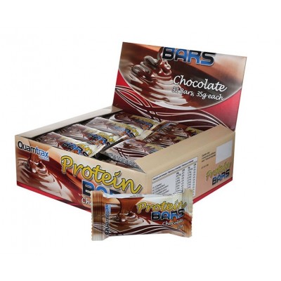 Протеиновые батончики Quamtrax Nutrition Protein Bars шоколад 32 шт по 35 г