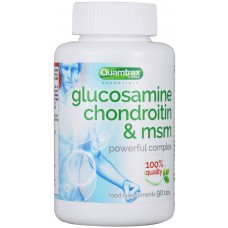 Комплекс для суставов Quamtrax Nutrition Glucosamine Chondroitin & MSM, 90 таблеток