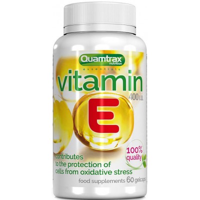 Витамины Quamtrax Nutrition Vitamin E, 60 капсул