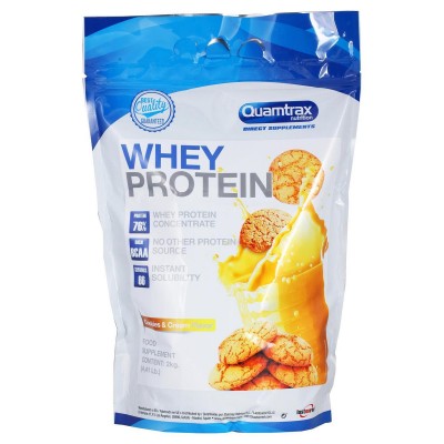 Протеин Quamtrax Nutrition Direct Whey Protein 2000 г, печенье-крем