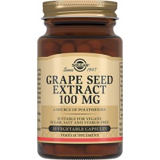 Solgar, Grape Seed Extract 100 mg 'Экстракт виноградных косточек', 30 капсул