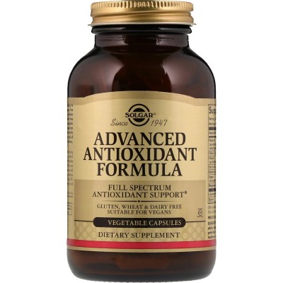 Solgar, Advanced Antioxidant Formula 'Антиоксидантная формула', 60 капсул