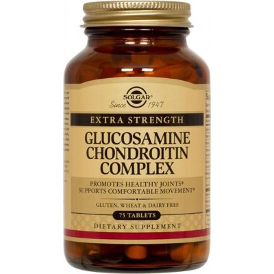Solgar, Glucosamine Chondroitin Complex 'Глюкозамин-Хондроитин', 75 таблеток