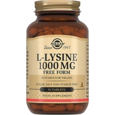 Solgar, L-Lysine 'L-Лизин', 1000 мг, 50 таблеток