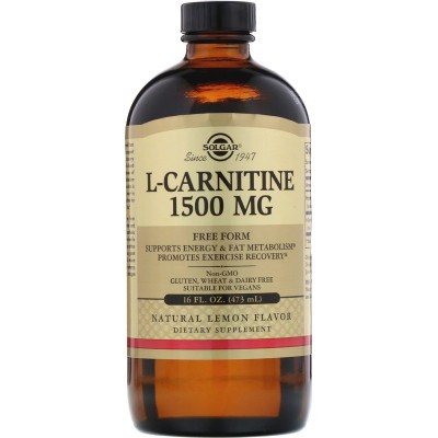 Solgar, L-Carnitine 1500 mg 'L-Карнитин 1500 мг', 473 мл