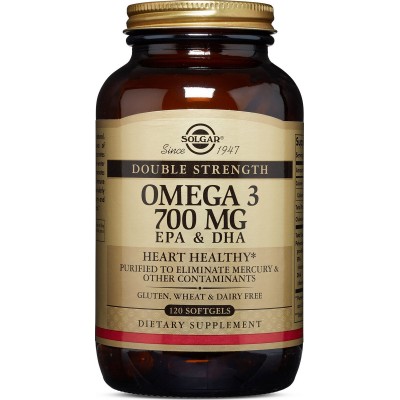 Solgar, Omega 3 'Омега-3', 700 мг, 60 капсул