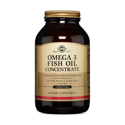 Solgar Omega 3 Fish Oil Concentrate 120 капс