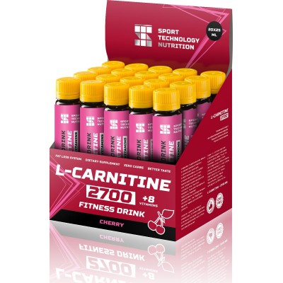 L-карнитин Sport Technology Nutrition '2700', вишня, 20 шт х 25 мл