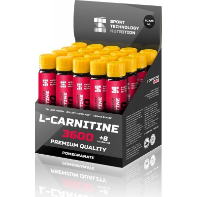 L-карнитин Sport Technology Nutrition '3600', гранат, 20 шт х 25 мл
