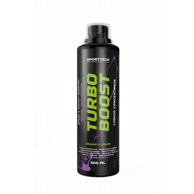 Предтренировочный комплекс Sport Technology Nutrition Turbo Boost, апельсин - лимон, 500 мл