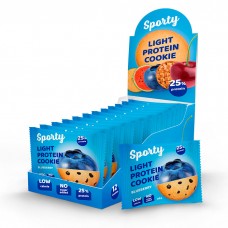Печенье Sporty Protein Light 12*40 г - черника