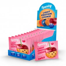 Печенье Sporty Protein Light 12*40 г - вишня