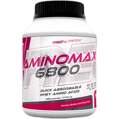 Trec Nutrition Amino Max 6800 (Аминокислотный комплекс), 450 капсул