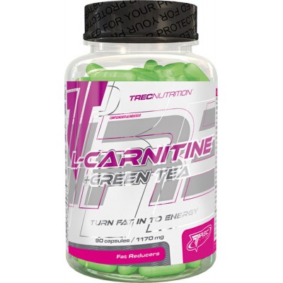 Trec Nutrition L-Carnitine + Green Tea (Л-карнитин + зелёный чай), 180 капсул