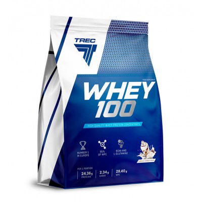 Trec Nutrition Whey 100 (Сывороточный протеин), 2270 г, шоколад