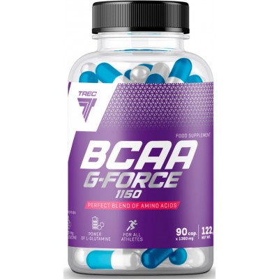Trec Nutrition BCAA G-force 1150 (БЦАА), 90 капсул