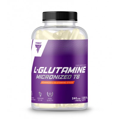 Trec Nutrition L-Glutamine Micronized T6 (Глютамин), 240 капс