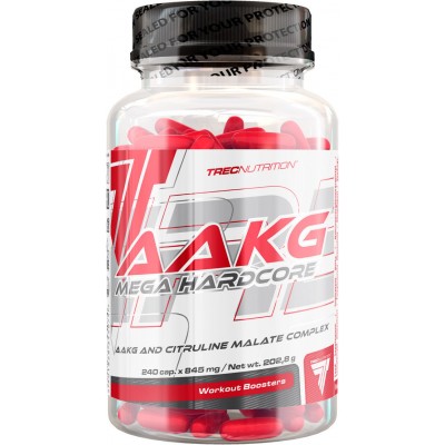 Trec Nutrition AAKG Mega Hardcore (Аргинин), 240 капсул