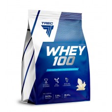 Trec Nutrition Whey 100 (Протеин сывороточный), 2270 г, ваниль