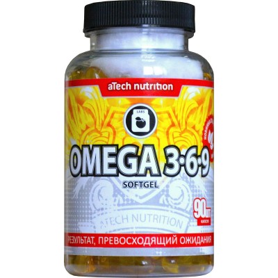 aTech Nutrition 'Omega 3-6-9', 90 капсул