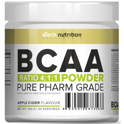 Комплекс аминокислот (BCAA) aTech Nutrition BCAA 4:1:1 Яблочный сидр, 150 г