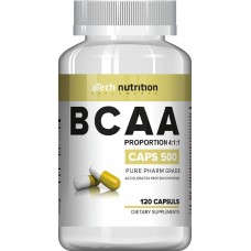 Комплекс аминокислот aTech Nutrition BCAA 4:1:1, 120 капсул