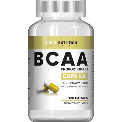 Комплекс аминокислот aTech Nutrition BCAA 4:1:1, 120 капсул