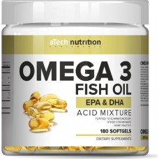 Омега 3 aTech Nutrition Omega 3, 180 капсул