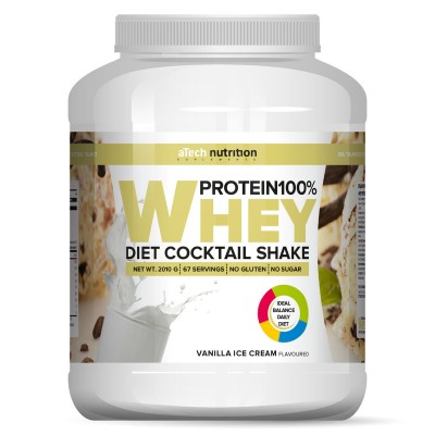 белковый коктейль 'Whey Protein' со вкусом ванильное мороженое ТМ aTech nutrition 2010гр
