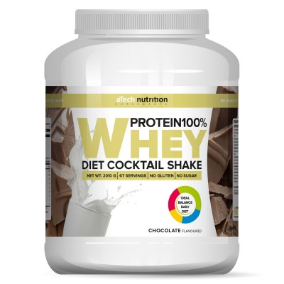 белковый коктейль 'Whey Protein' со вкусом шоколада ТМ aTech nutrition 2010гр
