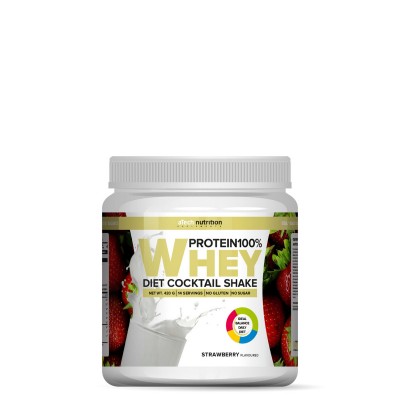 белковый коктейль 'Whey Protein' со вкусом клубники ТМ aTech nutrition 420гр