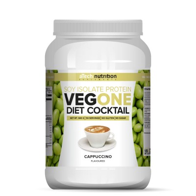 изолят соевого белка 'VEGONE' со вкусом КАПУЧИНО ТМ aTech nutrition 840гр