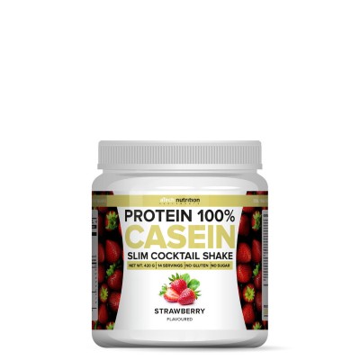 Белково-витаминный коктейль 'Casein Protein' со вкусом клубники ТМ aTech nutrition 420гр