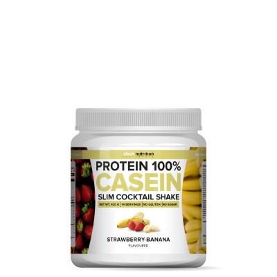 Белково-витаминный коктейль 'Casein Protein' со вкусом клубника-банан ТМ aTech nutrition 420гр