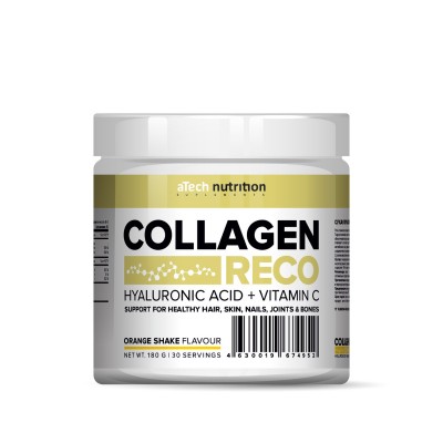 COLLAGEN RECO коллаген со вкусом апельсиновый шейк, aTech nutrition, 180гр