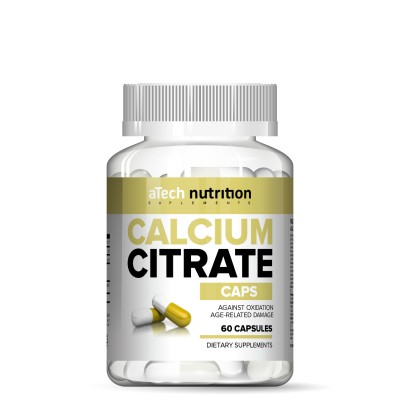 Минеральный комплекс CALCIUME CITRATE, aTech nutrition, 60 капсул