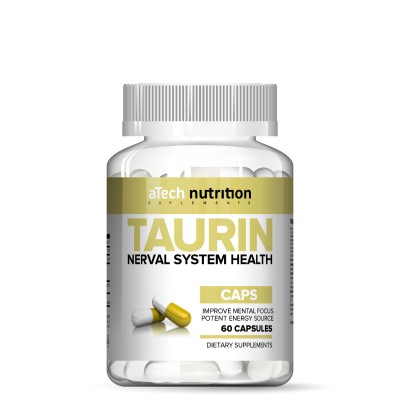Аминокислота ТАУРИН, aTech nutrition, 60 капсул