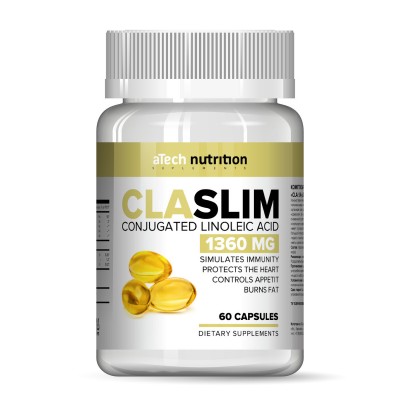 Комплекс жиров и аминокислот CLA SLIM, aTech Nutrition, 60 желатиновых капсул