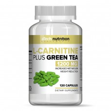 L-CARNITINE + GREEN TEA 1200мг, aTech Nutrition, 120 желатиновых капсул