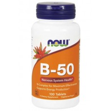 Now Foods B-50, Комплекс витаминов 100 капс