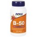Now Foods B-50, Комплекс витаминов 100 капс