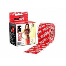 RockTape Кинезиотейп H2O / 5см х 5м / красный логотип