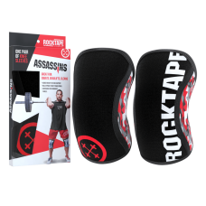 RockTape Наколенники Assassins / 5мм / XL / красный камуфляж