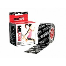 RockTape Кинезиотейп Classic / 5см х 5м / серебряный логотип