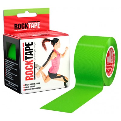 RockTape Кинезиотейп Classic / 5см х 5м / зеленый