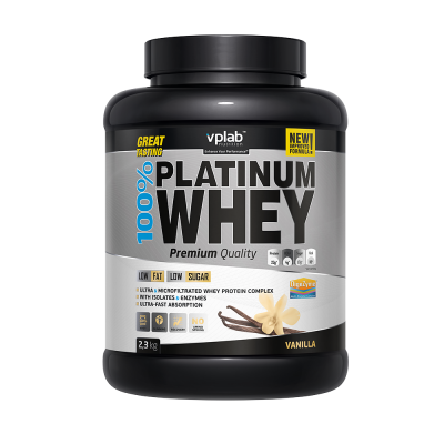 Протеин VP 100% Платинум Вей / 2,3кг / ваниль