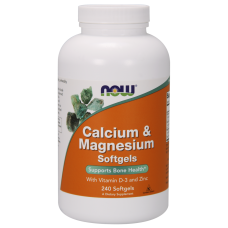 NOW Calcium & Magnesium + D / 240капс
